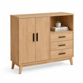 Aparador de MDF con Cajones y Puertas 115x40x85 cm